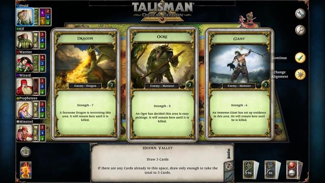 Talisman: Digital Edition Gameplay Screenshot