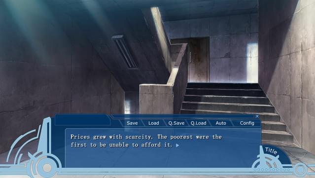 WORLD END ECONOMiCA episode. Gameplay Screenshot