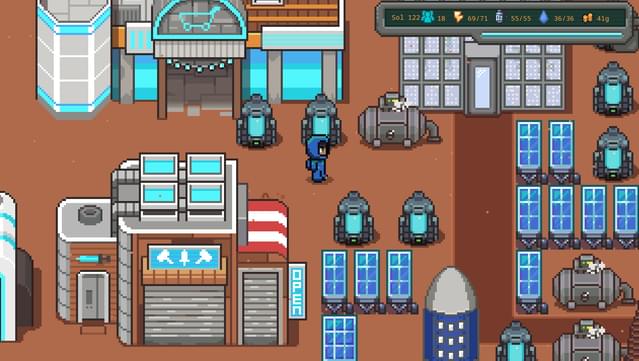 Mars Base Gameplay Screenshot