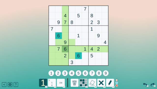 Chess Sudoku Gameplay Screenshot