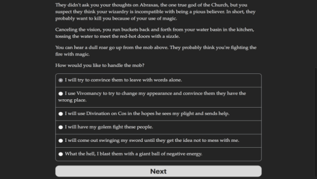 Choice Of Magics Gameplay Screenshot