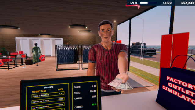 Factory Outlet Simulator PC Screenshot